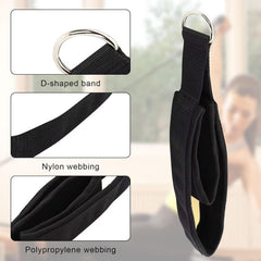 Double Ring Yoga Strap Pilates Ankle Wrist Support Fitness Accessory