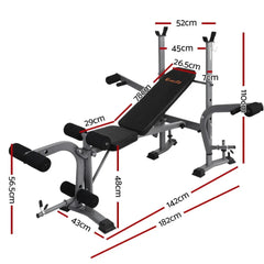 Multi Station Weight Bench Press Fitness Weights Equipment