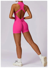 Women Jumpsuit Sleeveless Slim Activewear