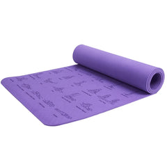 Durable Non Slip Sports Mat Ideal for Yoga Pilates Gymnastics