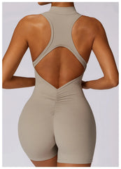 Women Jumpsuit Sleeveless Slim Activewear