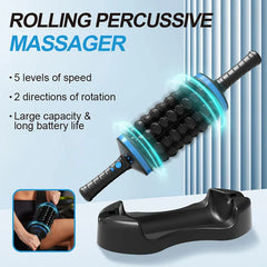 Cordless Roller Body Massager – 360 Percussive Relaxer