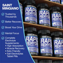 Rapid Rehydr8 Electrolyte Supplements Muscle Endurance Recovery 100 Capsules